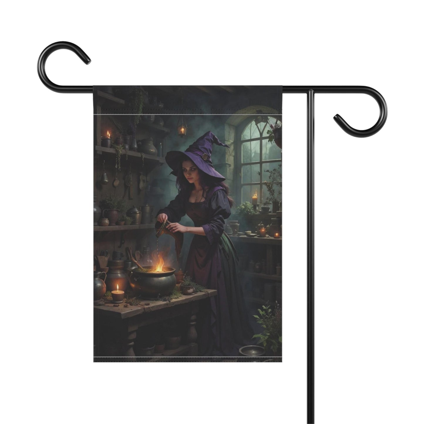 Brewing Potions Garden & House Banner