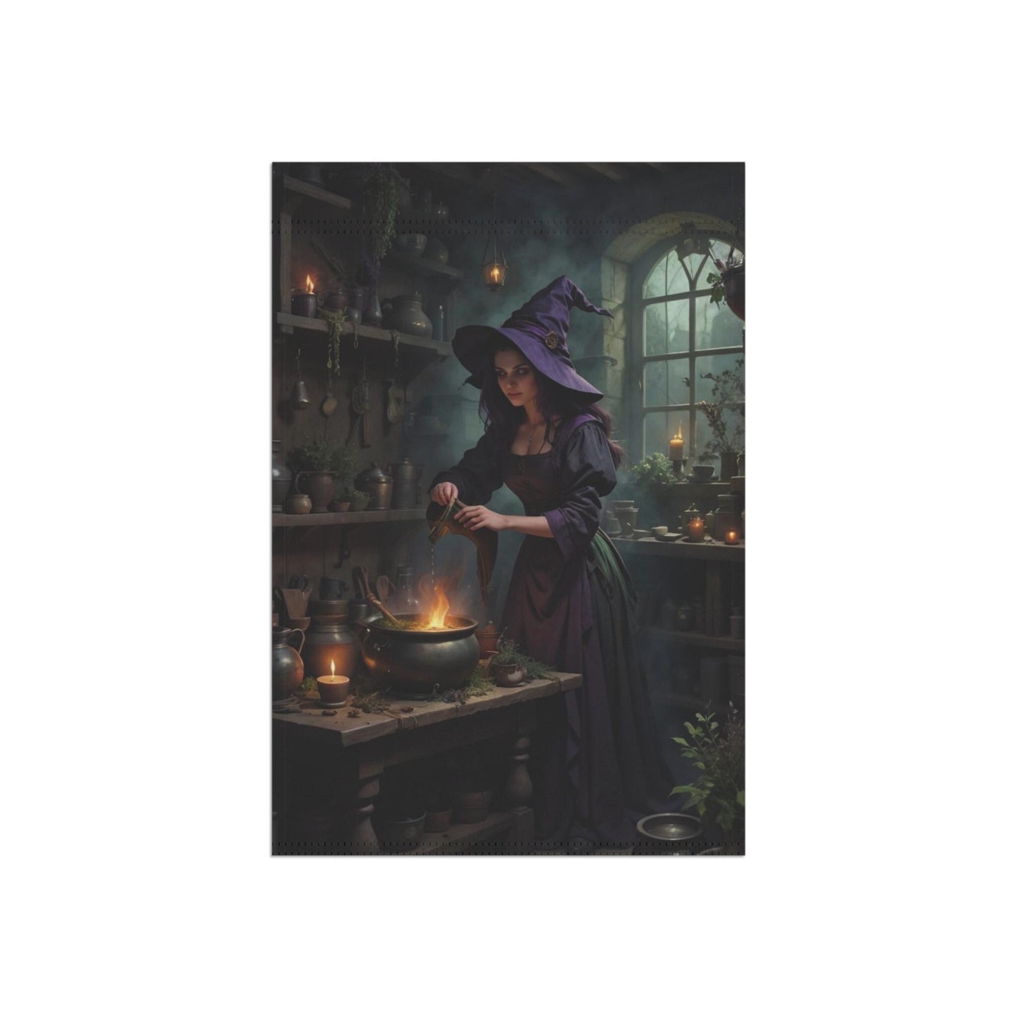 Brewing Potions Garden & House Banner