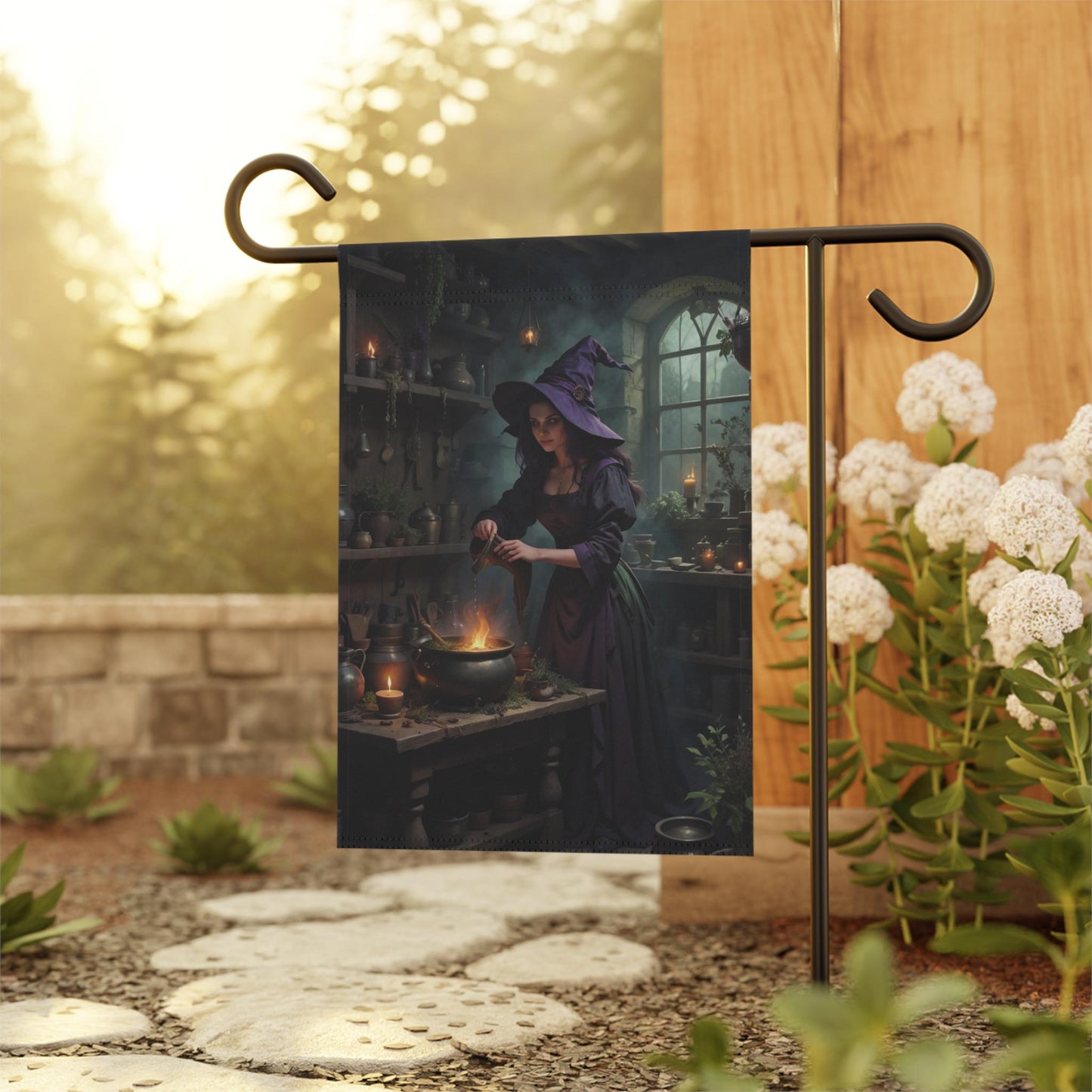 Brewing Potions Garden & House Banner