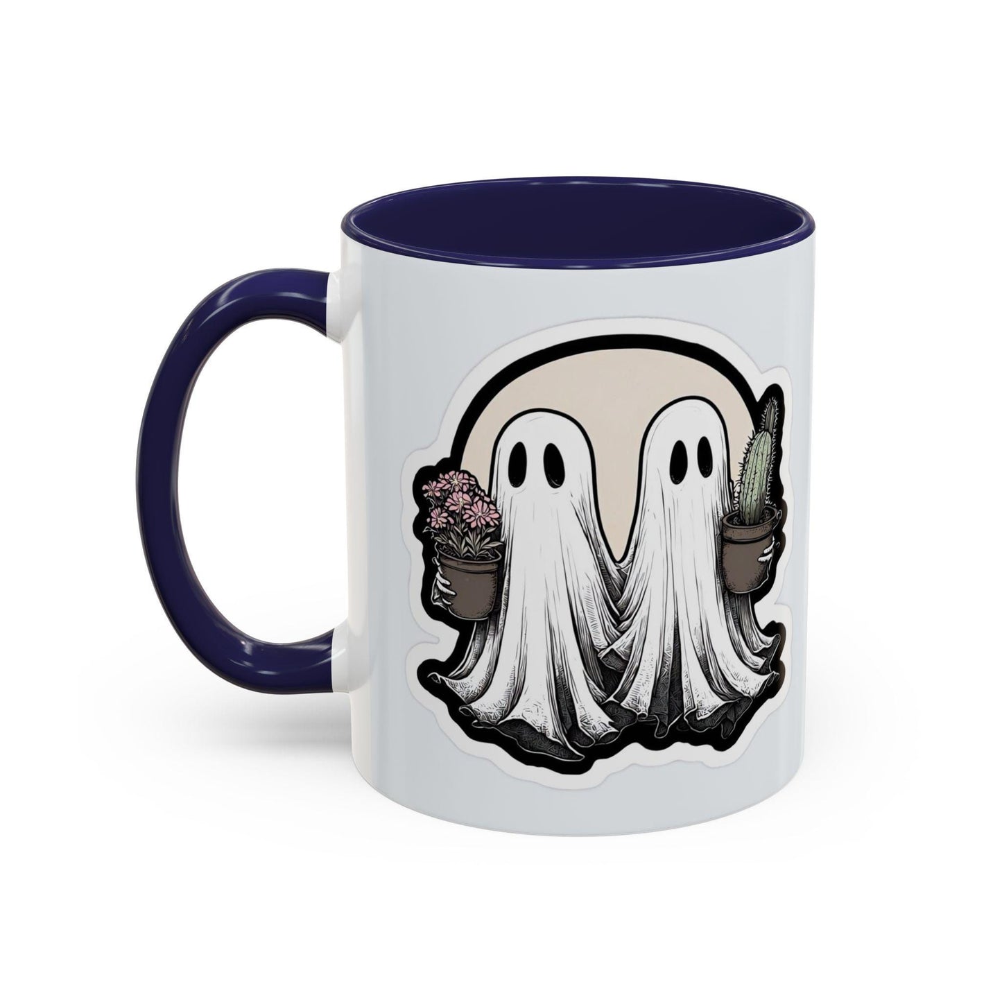 Ghostly Duality Ceramic Mug